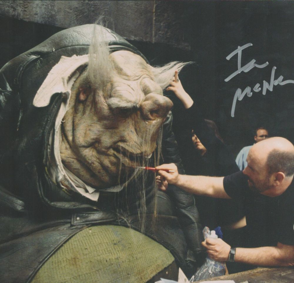 Lot 498: Hitchhiker's Guide Ian McNeice hand signed 10x8 inch...