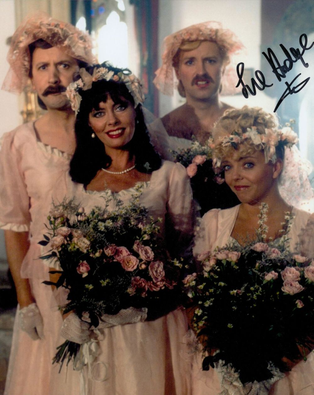 Lot 541: Sue Hodge Allo Allo photo coloured 10x8 signed....