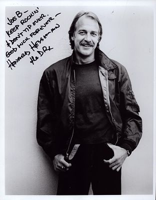 Harold hesseman signed 10x8 inch black and white photo Dedicated