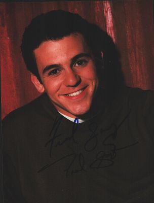 Fred Savage signed 7X5 inch colour photo