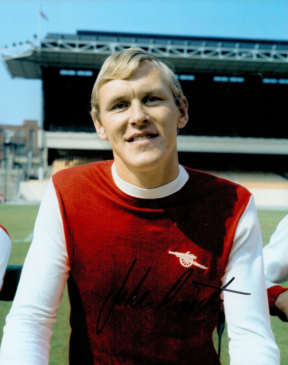 Lot 551: John Roberts former Welsh football player who played...