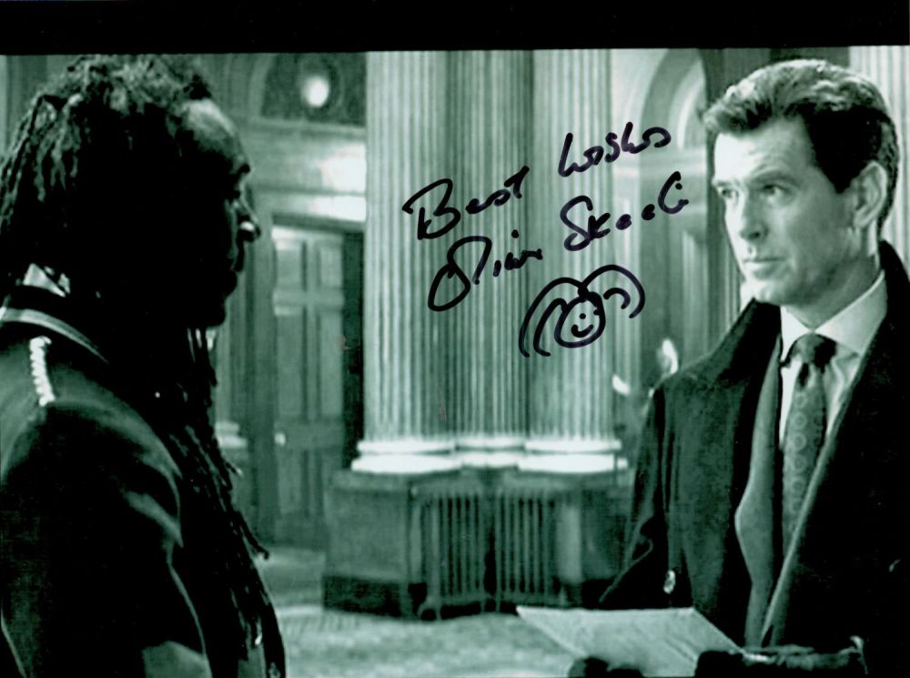 Lot 552: James Bond Oliver Skeet signed 10 x 8...