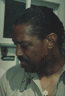 Edwin Starr signed 7X5 inch colour photo