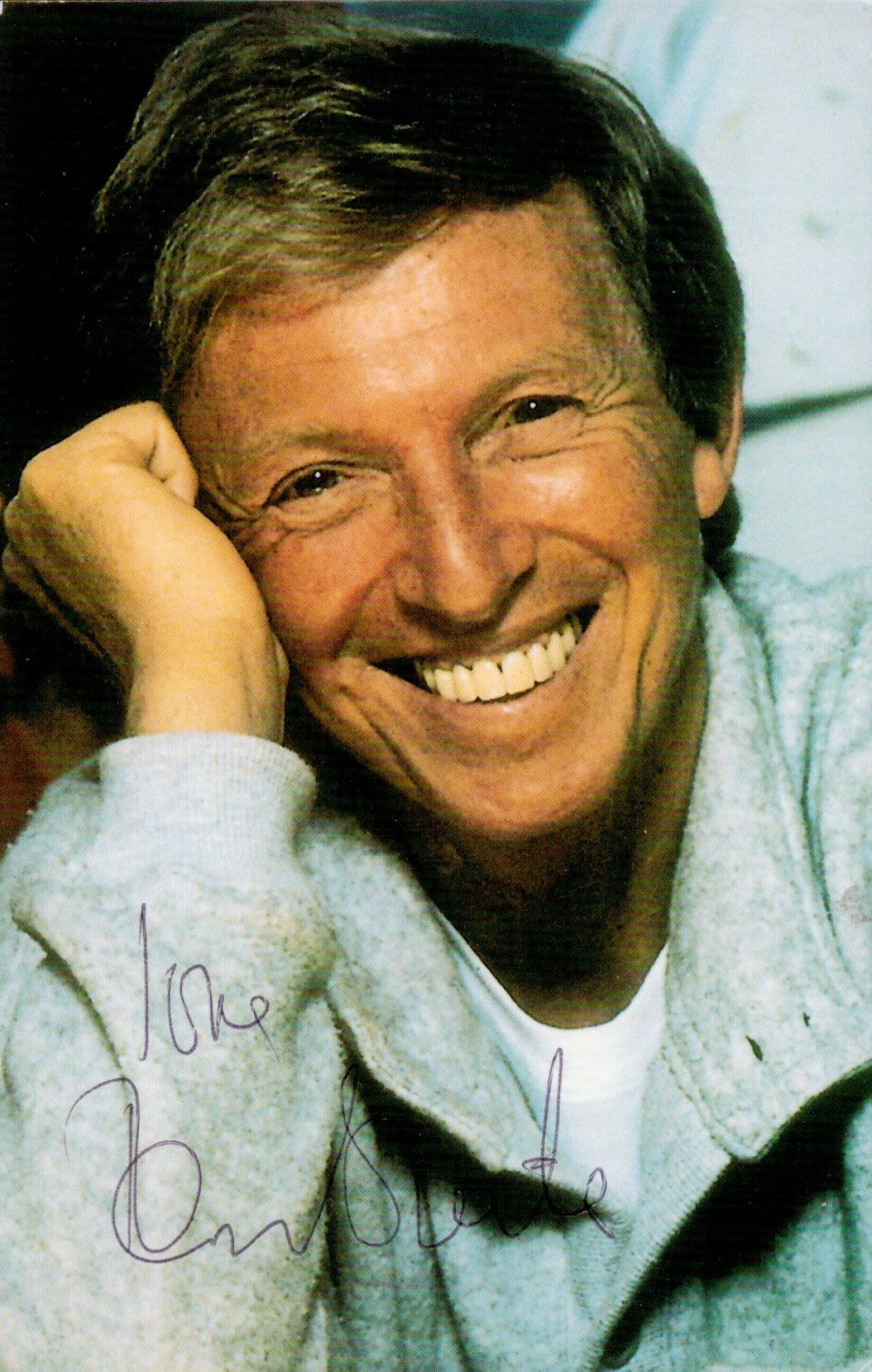 Lot 555: Music Tommy Steele signed 6 x 4 inch...
