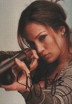 Jennifer Lopez Signed 6X4 inch colour Photo