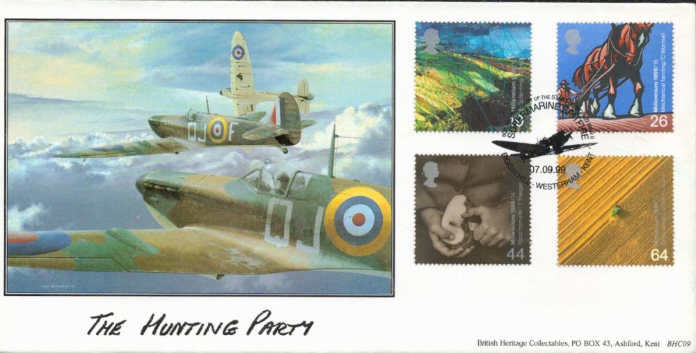 Lot 600: 1999 BHC Millennium official Farmers Tales FDC with...