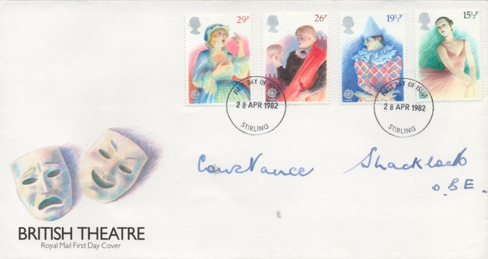 Lot 628: Opera Constance Shacklock signed 1982 Theatre FDC. Good...