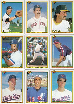 Lot of BOWMAN 1990 Baseball Cards ; Lot of 75 trading cards issued by Bowman from their 1990 