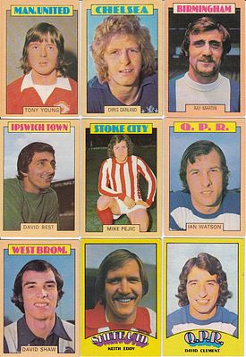 Lot of A & BC Football Trading Cards 1970s ; Lot of 18 trading cards issued by A & BC from 