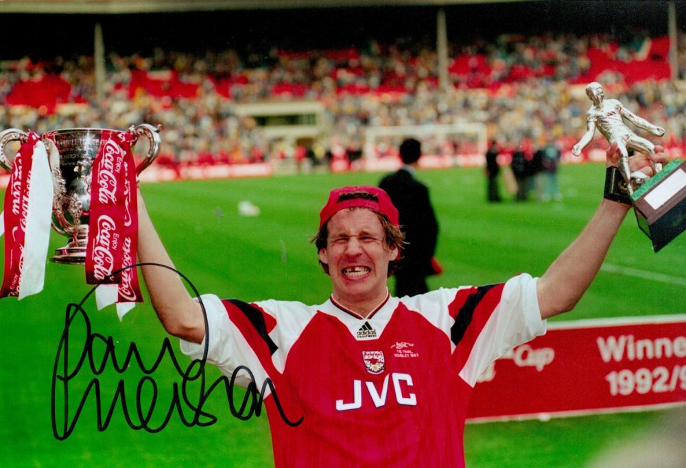 Lot 632: Football Paul Merson signed 12 x 8 inch...