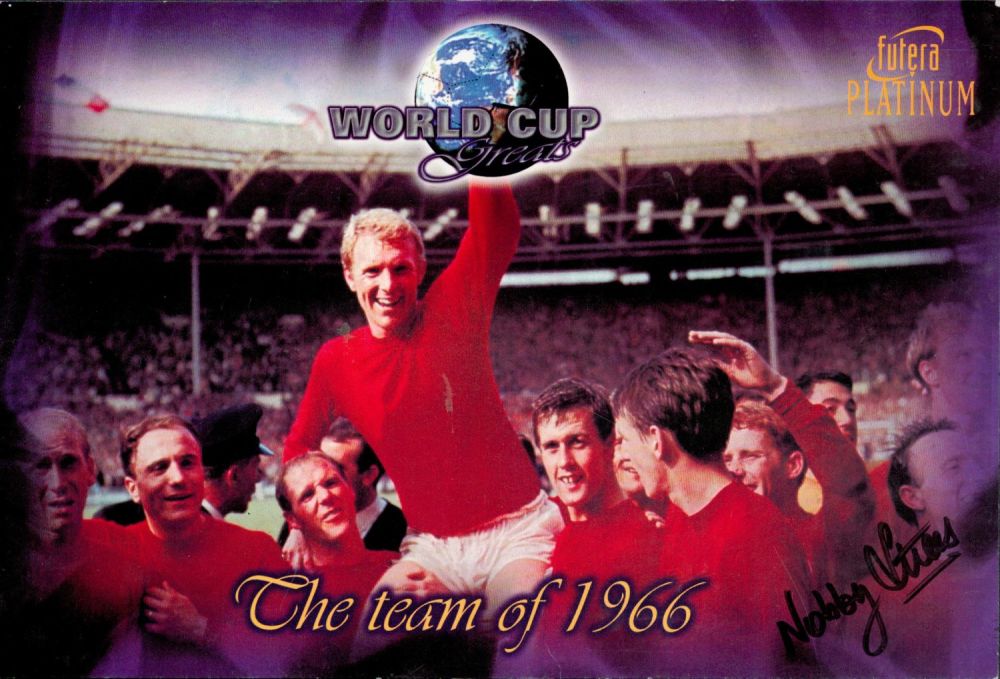 Lot 640: Football Nobby Stiles signed limited edition World Cup...