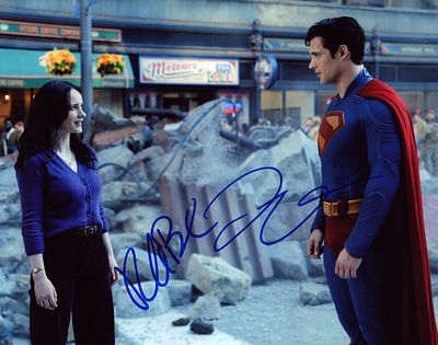 David Corenswet and Rachel Brosnahan signed 10X8 inch colour photo