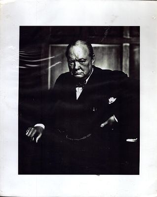 Winston Churchill Mount, balck and white, 15x12inch.