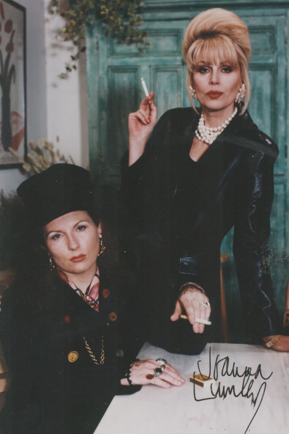 Lot 785: British TV Icon Joanna Lumley Signed 6x4 inch...