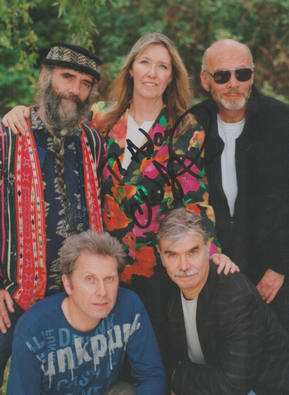 Lot 802: Music Jefferson Starship Member Signed 7x5 inch Colour...