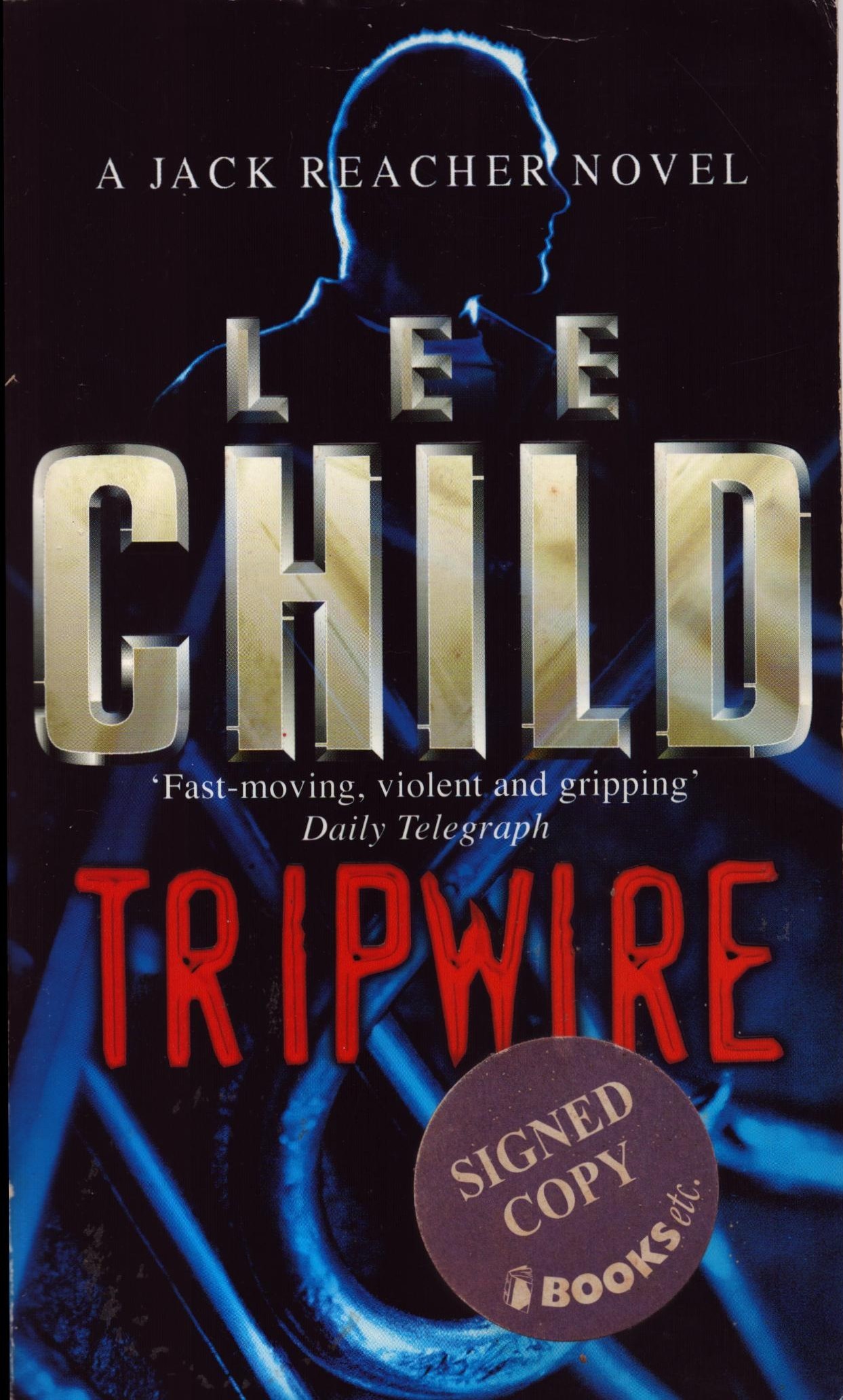 Lee Child signed book: Tripwire