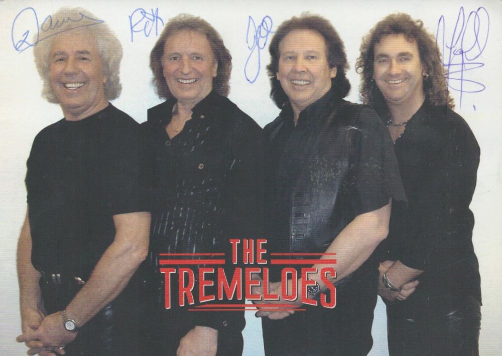Lot 831: The Tremeloes 4 Members Signed 6x4 inch colour...