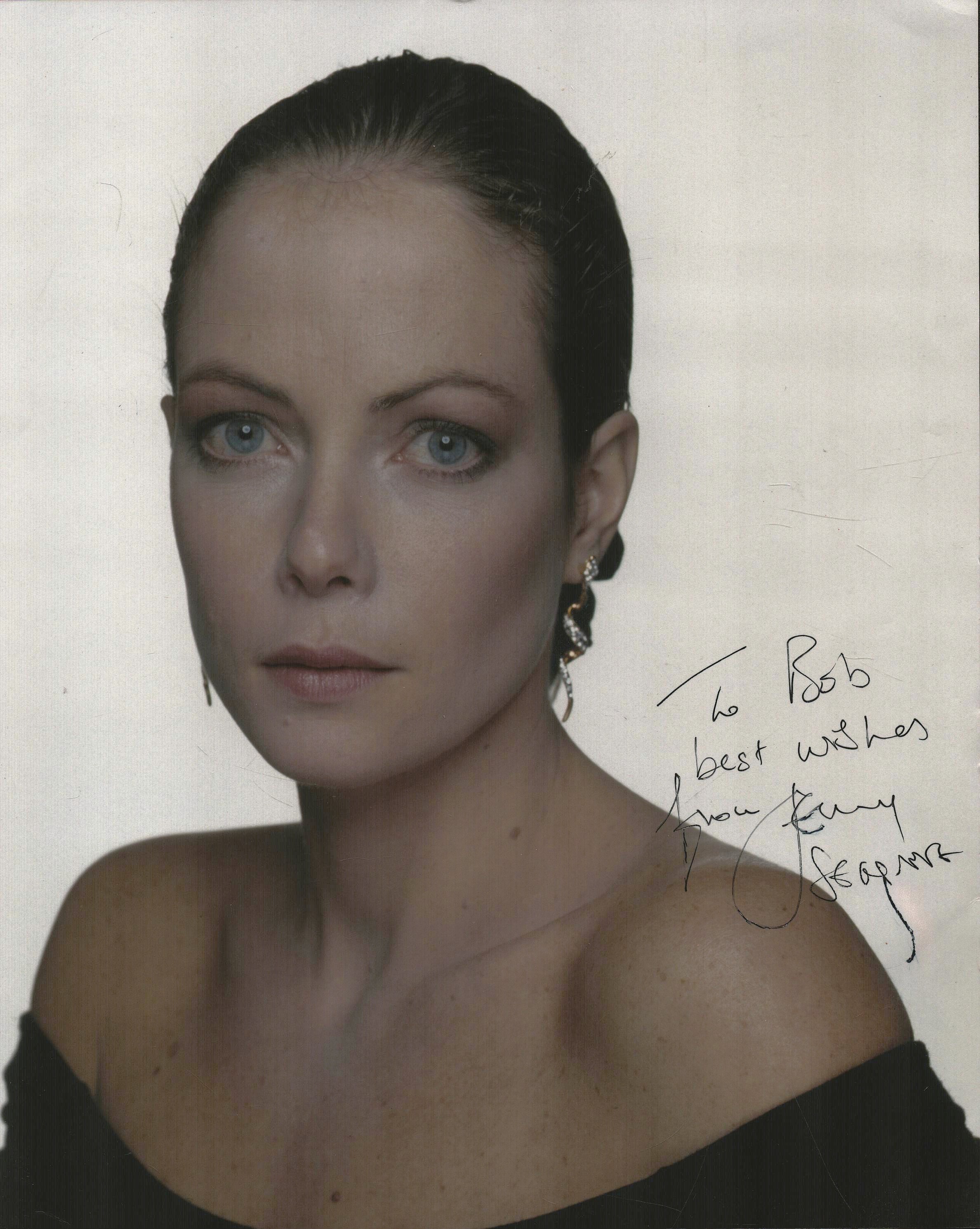 Jenny Seagrove signed 10x8 inch colour photo dedicated