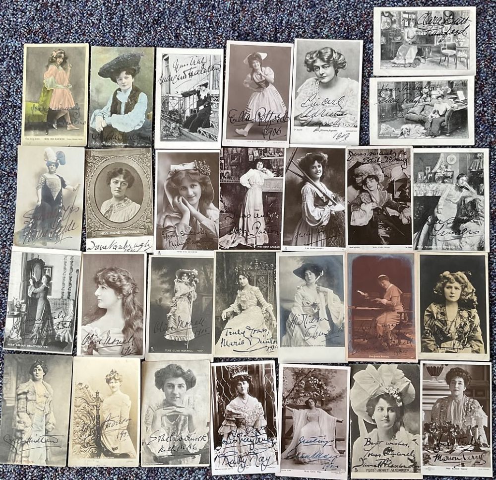 Lot 845: Superb Collection of Vintage Individual Signed Black and...