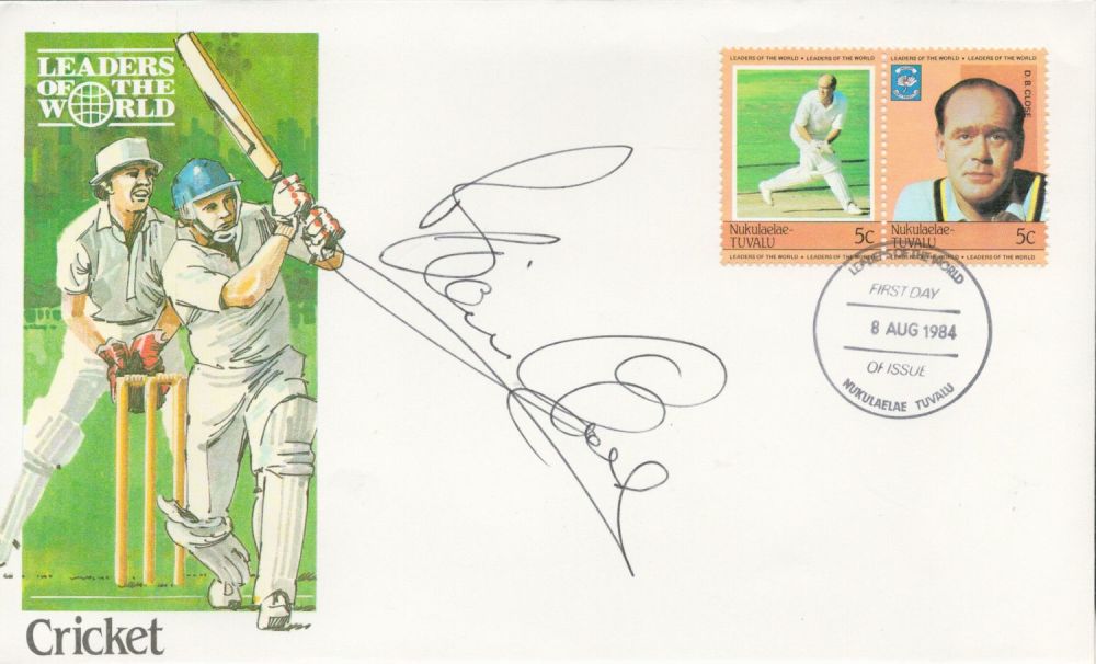Lot 864: Cricket Brian Close Signed Leaders of the World...