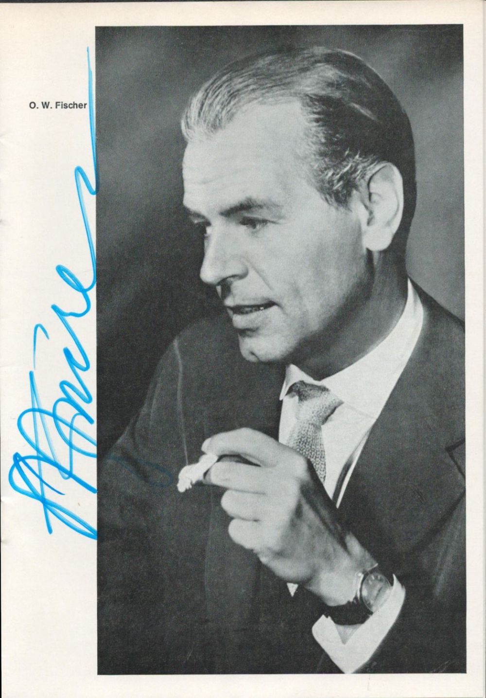 Lot 886: Austrian Film and Theatre Actor Otto W Fischer...