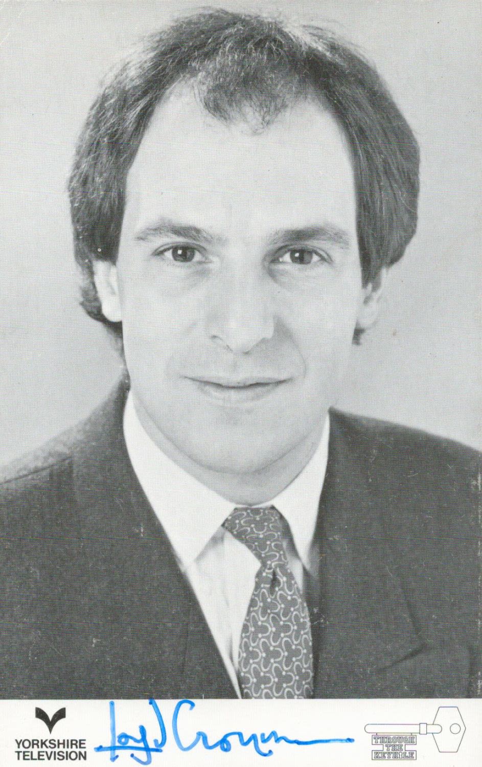 Lot 913: American-British author Lloyd Grossman Signed Yorkshire Television 5x3...