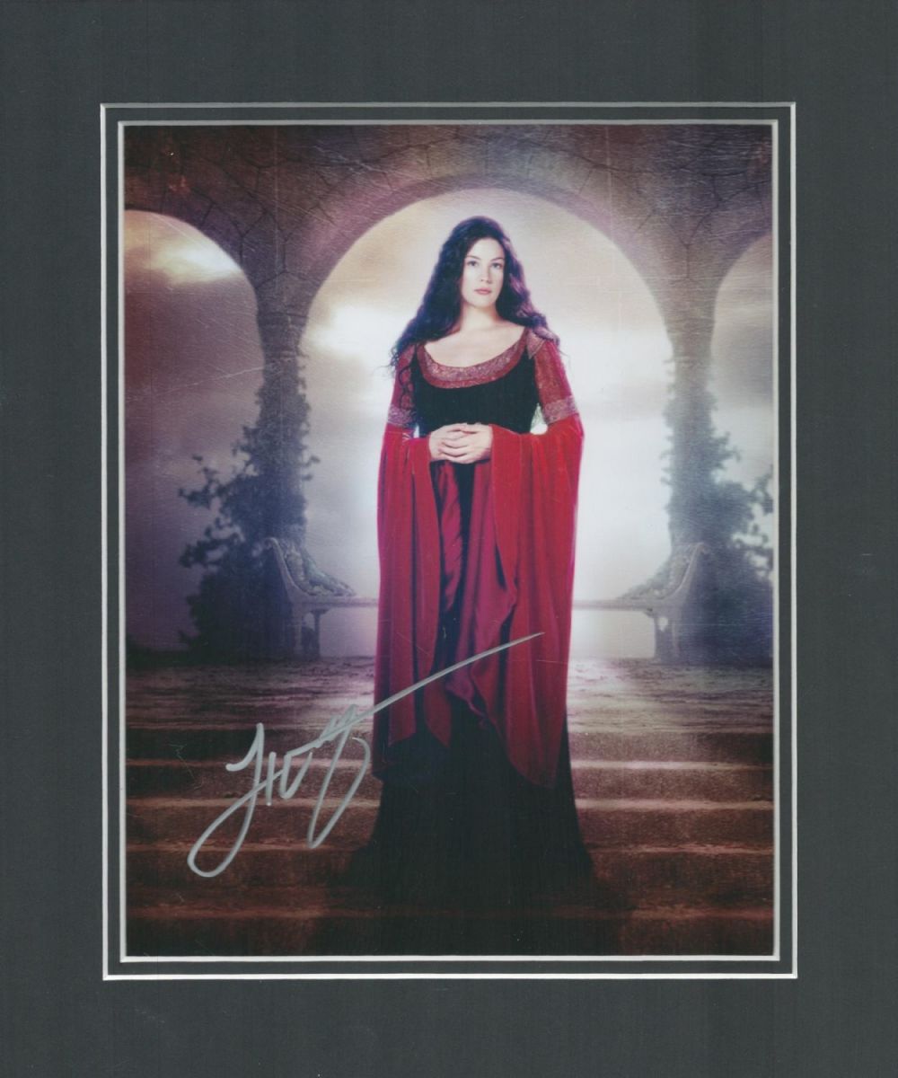 Lot 16: Lord Of The Rings, Liv Tyler signed colour...