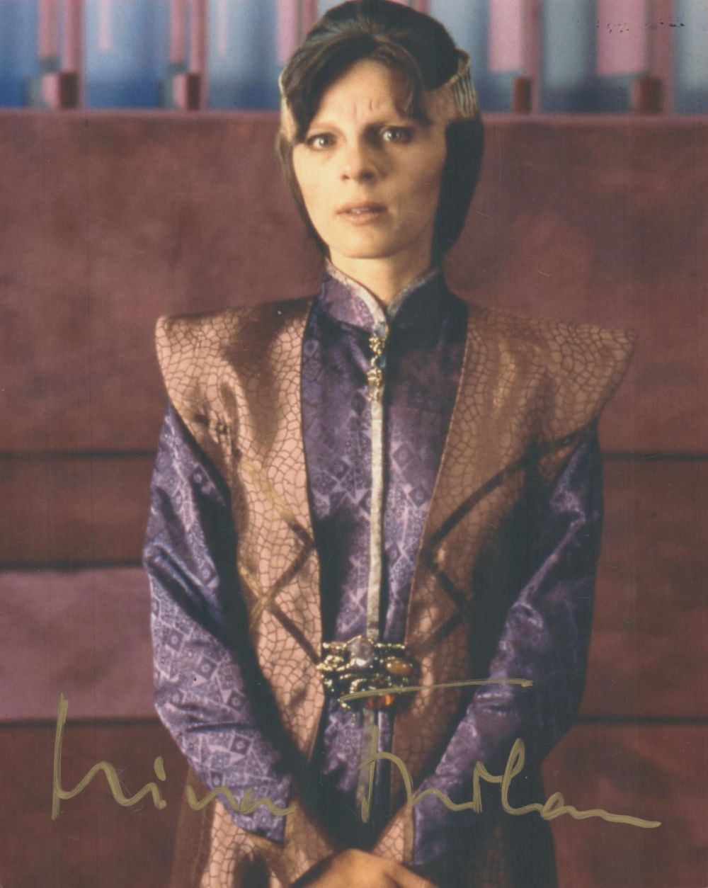 Lot 187: Babylon 5 Actor, Mira Furlan signed 10x8 colour...