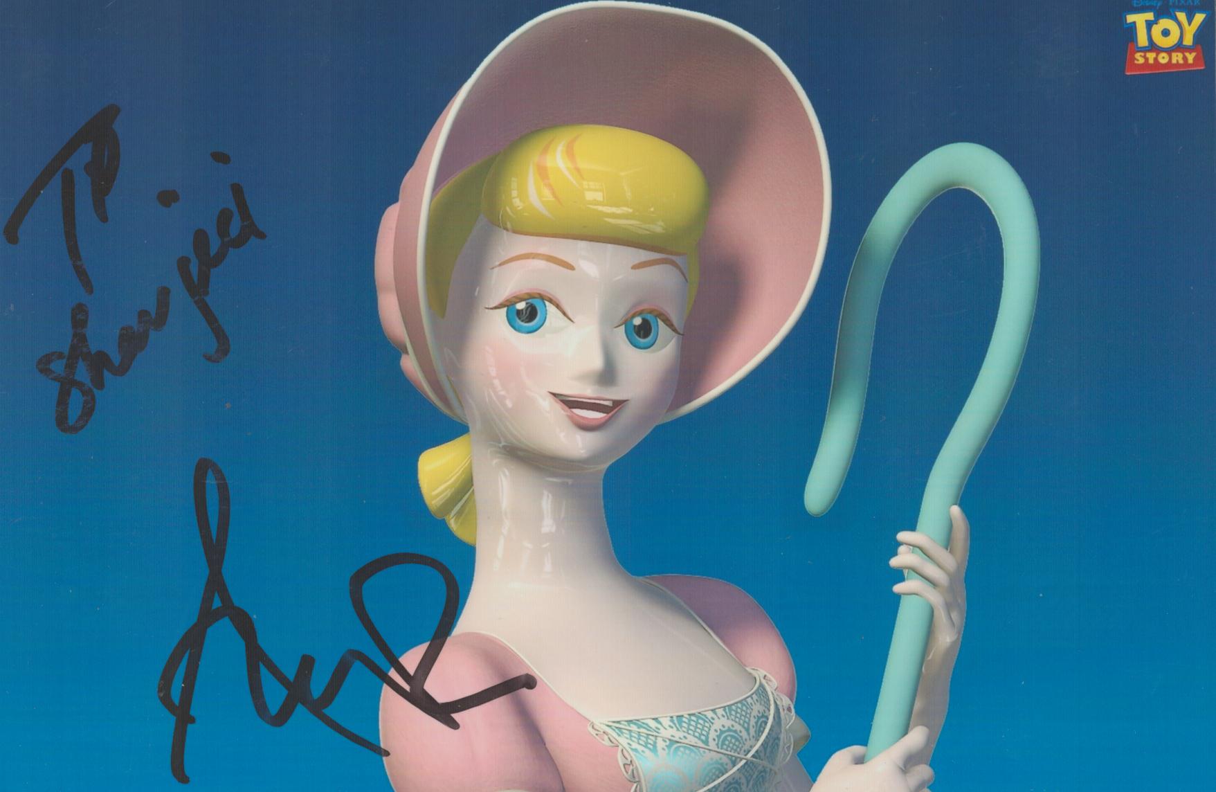 Anne Potts signed 6X4 Colour Toy Story photo