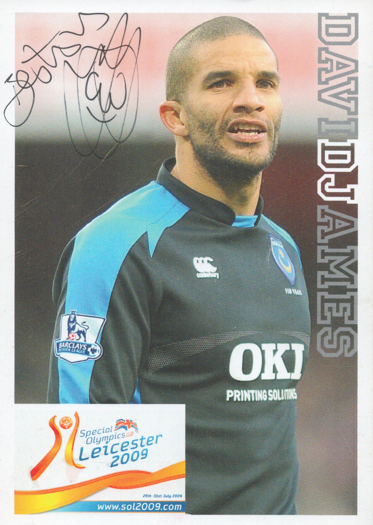 David James signed 6X4 colour promo photo