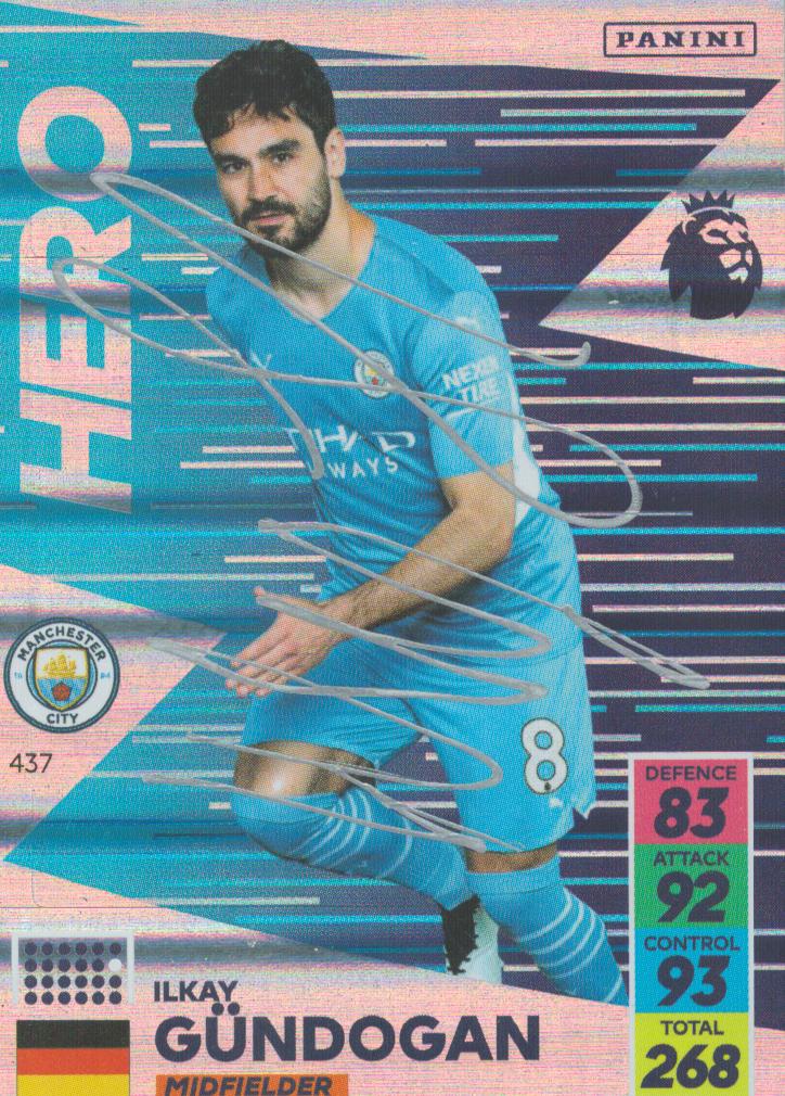 Ilkay Gundogan signed trading card