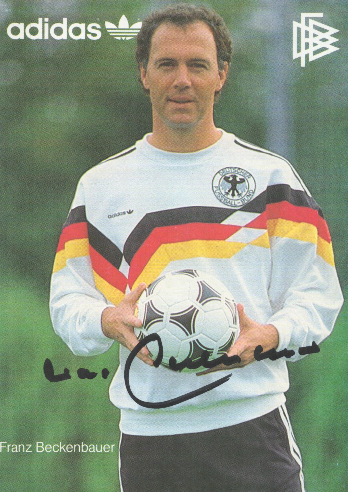 Franz Beckenbauer signed 6X4 colour photo