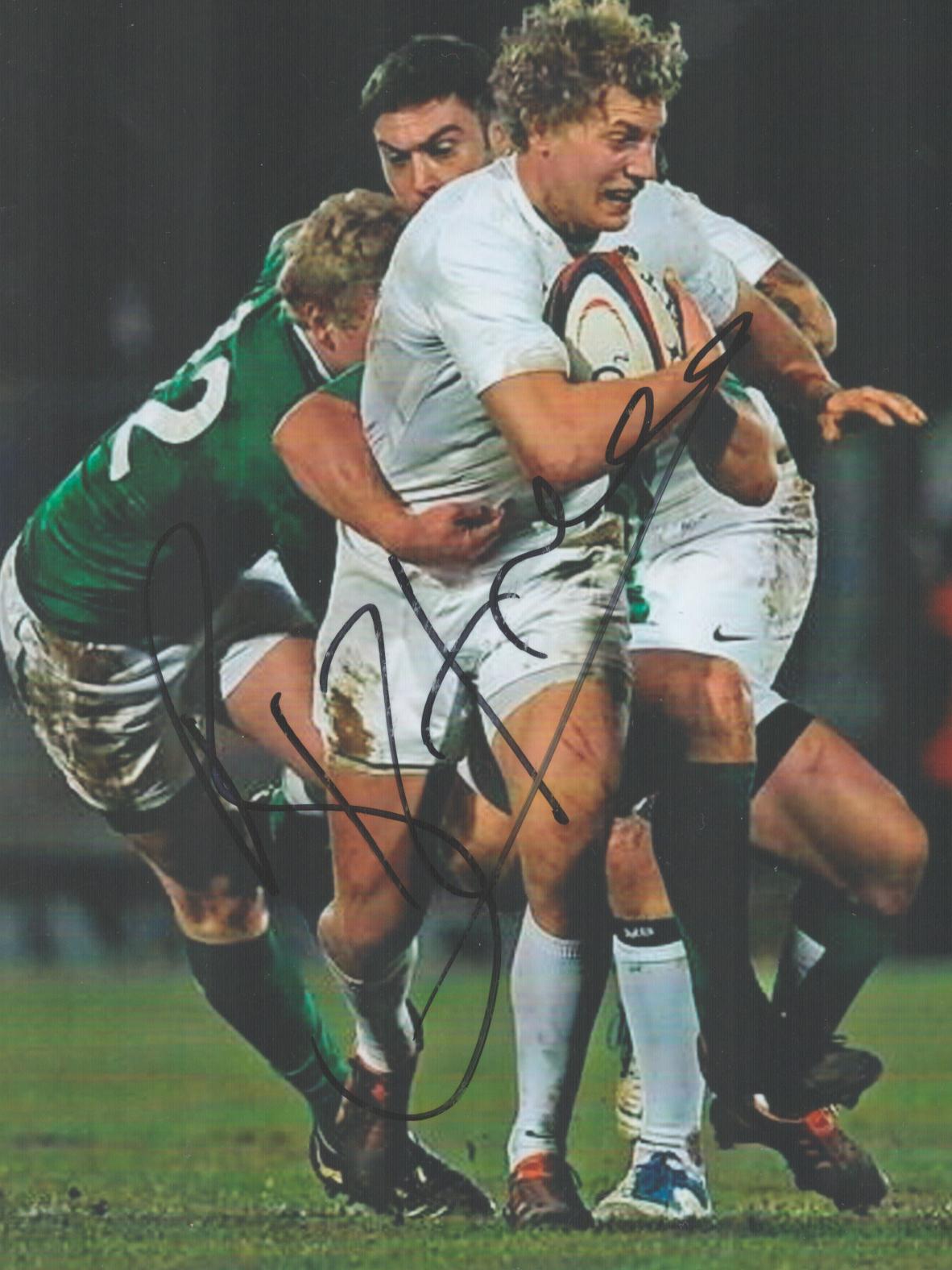 Billy Twelvetrees signed 6X 4 colour photo