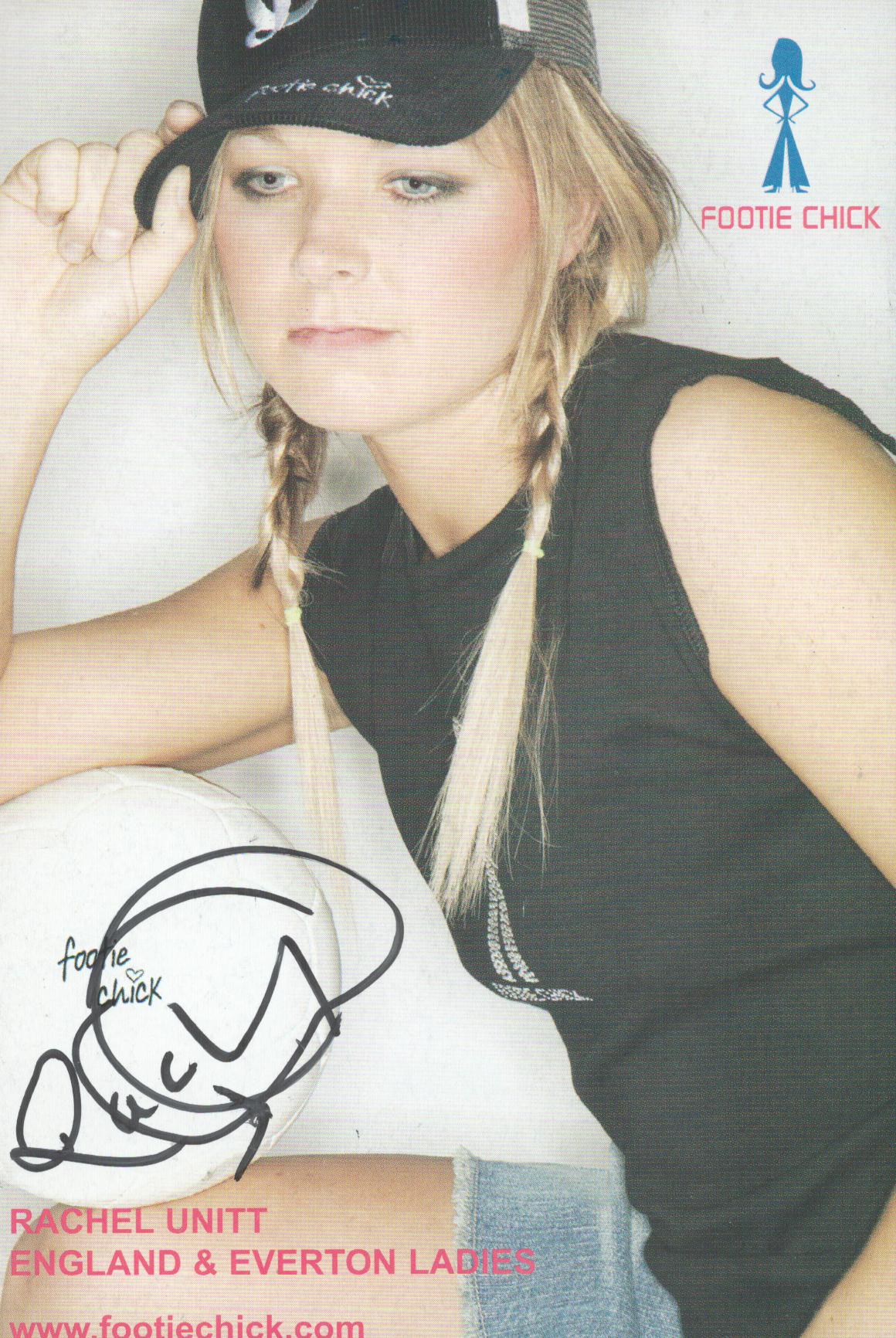 Rachel UnittSigned 6X4 colour photo