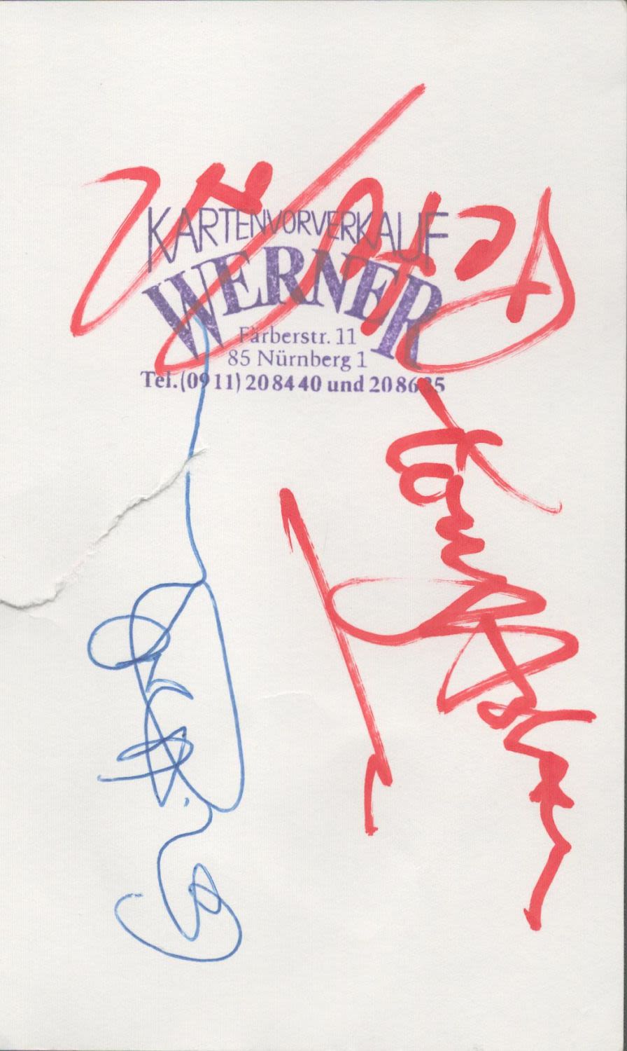Lot 53: Colin Hodgkinson, Pete York and Tony Ashton signed...