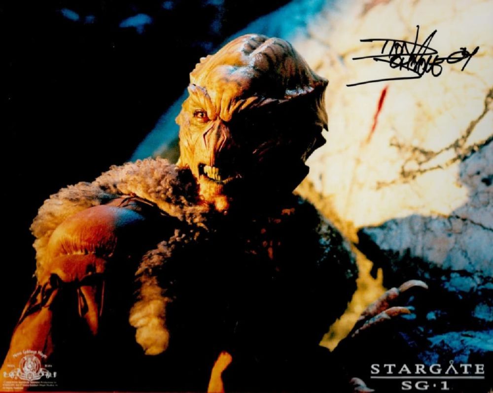 Lot 65: Stargate: SG1, Dion Johnstone signed 10x8 colour photograph...