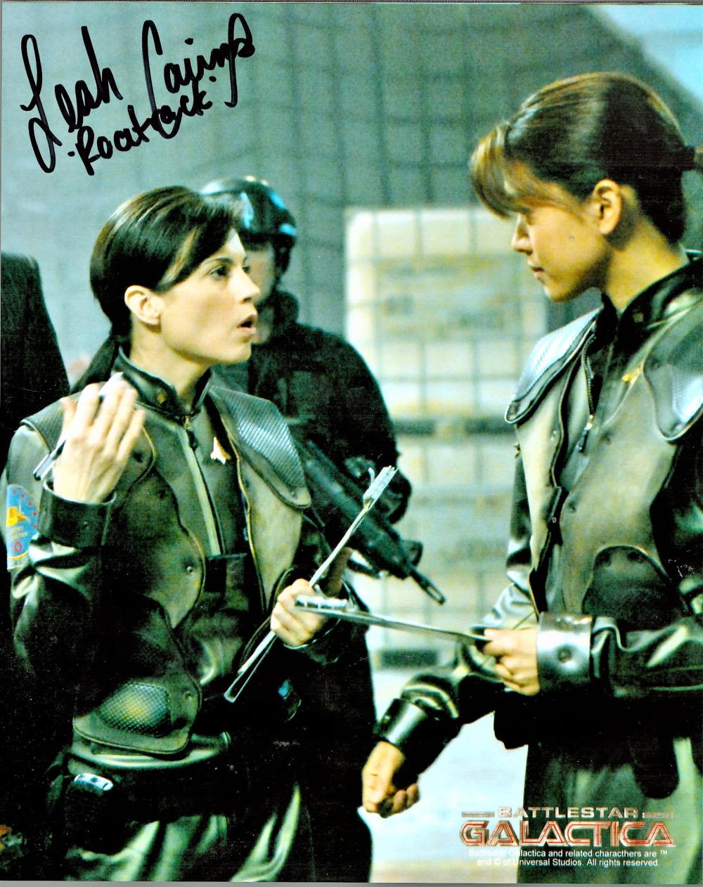 Lot 68: Battlestar Galactica, Leah Cairns signed 10x8 colour photograph...