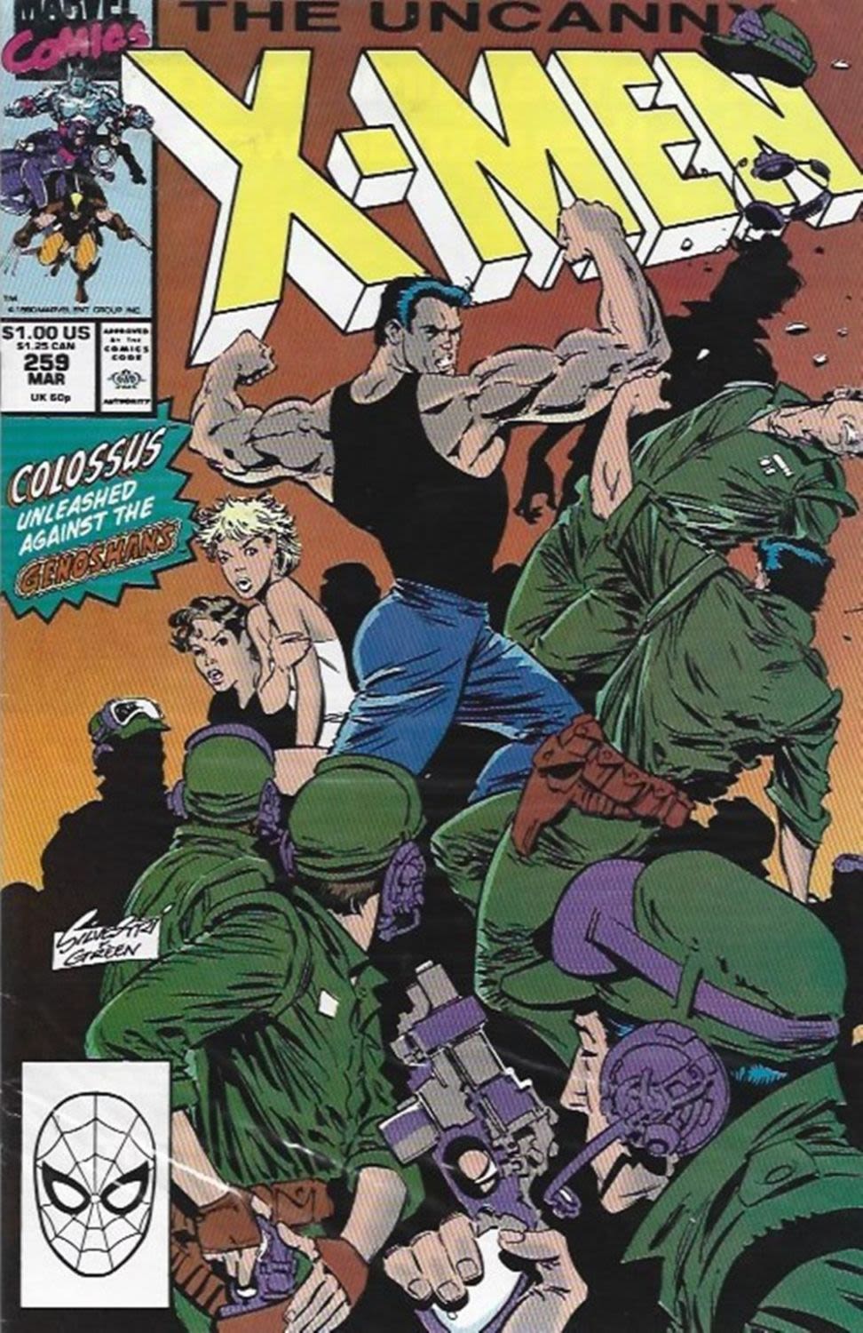 Lot 73: Vintage Marvel comic, The Uncanny X-Men, number 259...