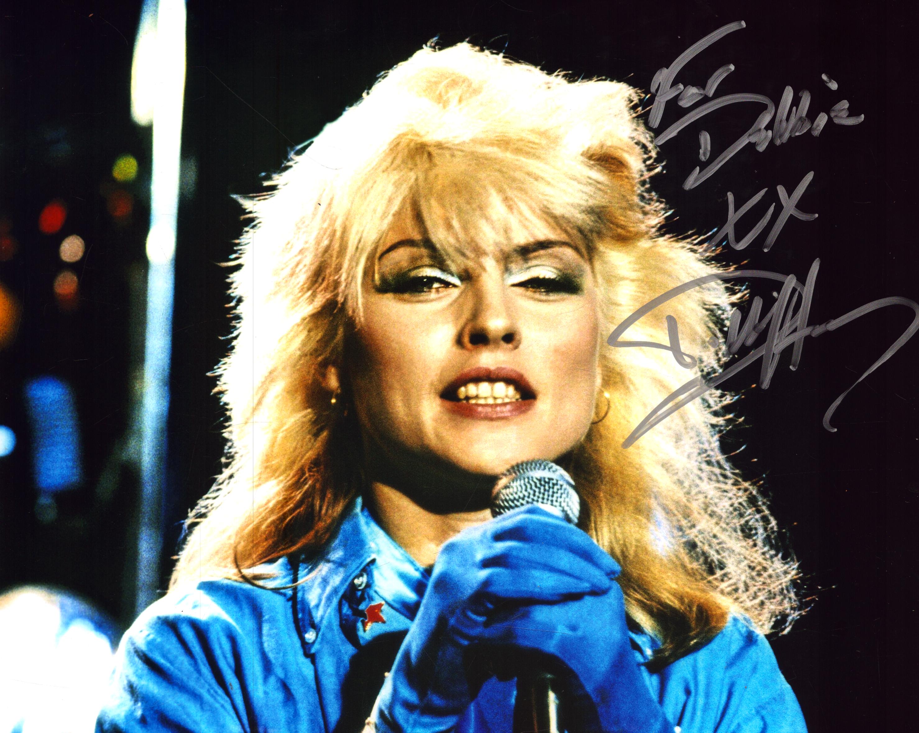 Debbie Harry signed 10X8 inch colour photo
