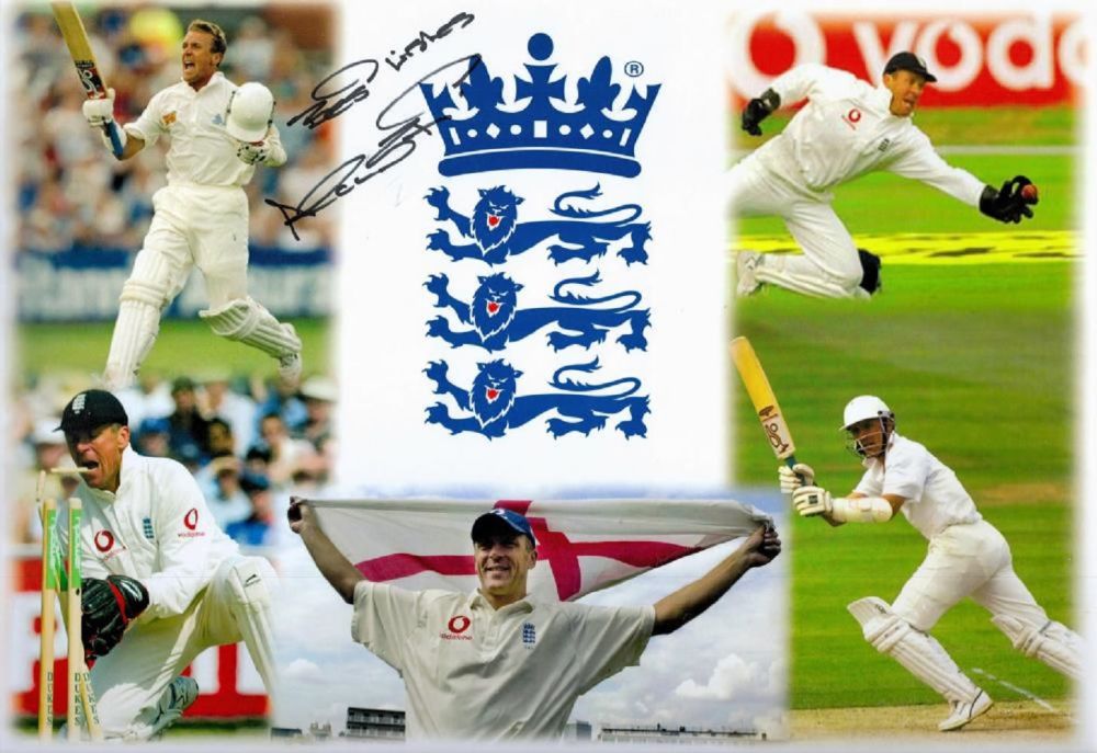 Lot 95: Sport Cricket Legend Alec Stewart Signed 17x12 England...