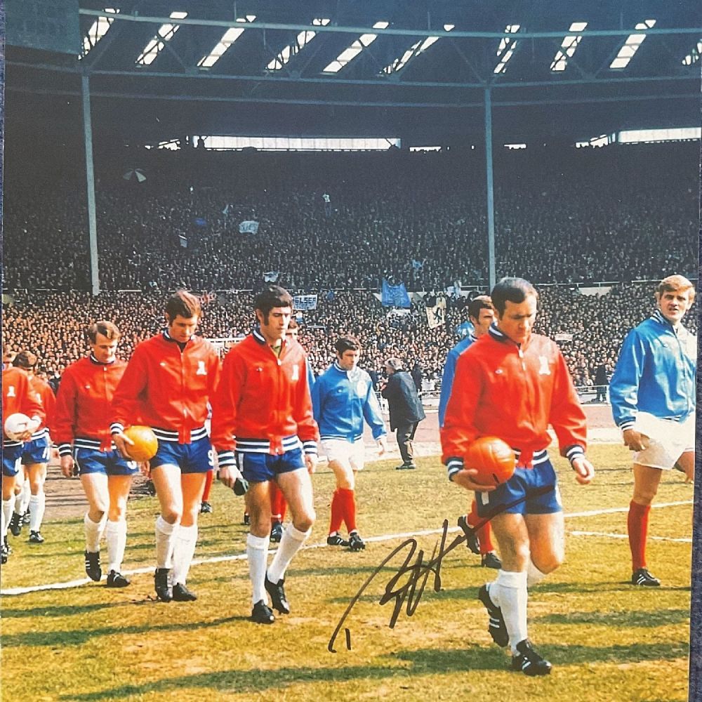 Lot 98: Sport Chelsea FC Legend Ron Harris Personally Signed...