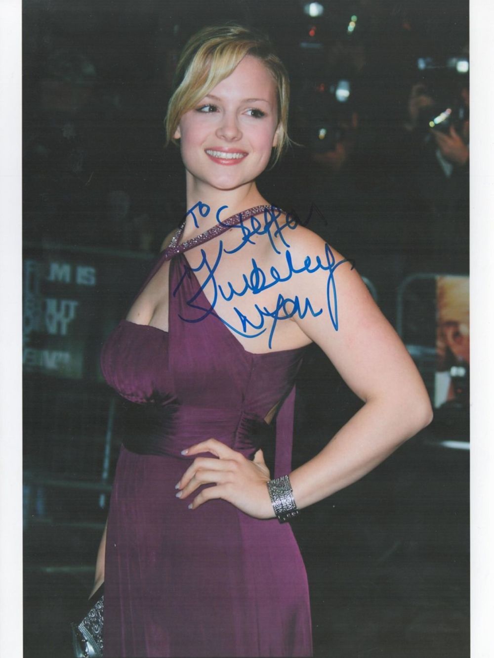 Lot 107: Kimberley Nixon signed 12x8 colour photo. Nixon is...
