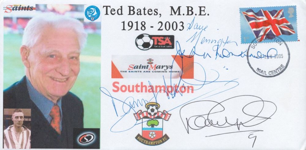 Lot 127: Multi signed TED Bates MBE FDC. Signed by...