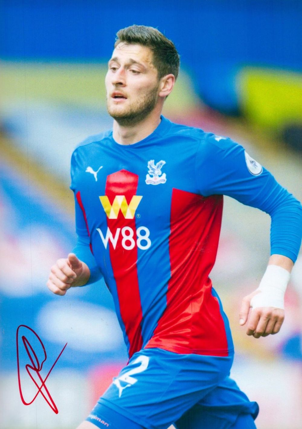 Lot 153: Football Crystal Palace Player Joel Ward Signed 12x8...