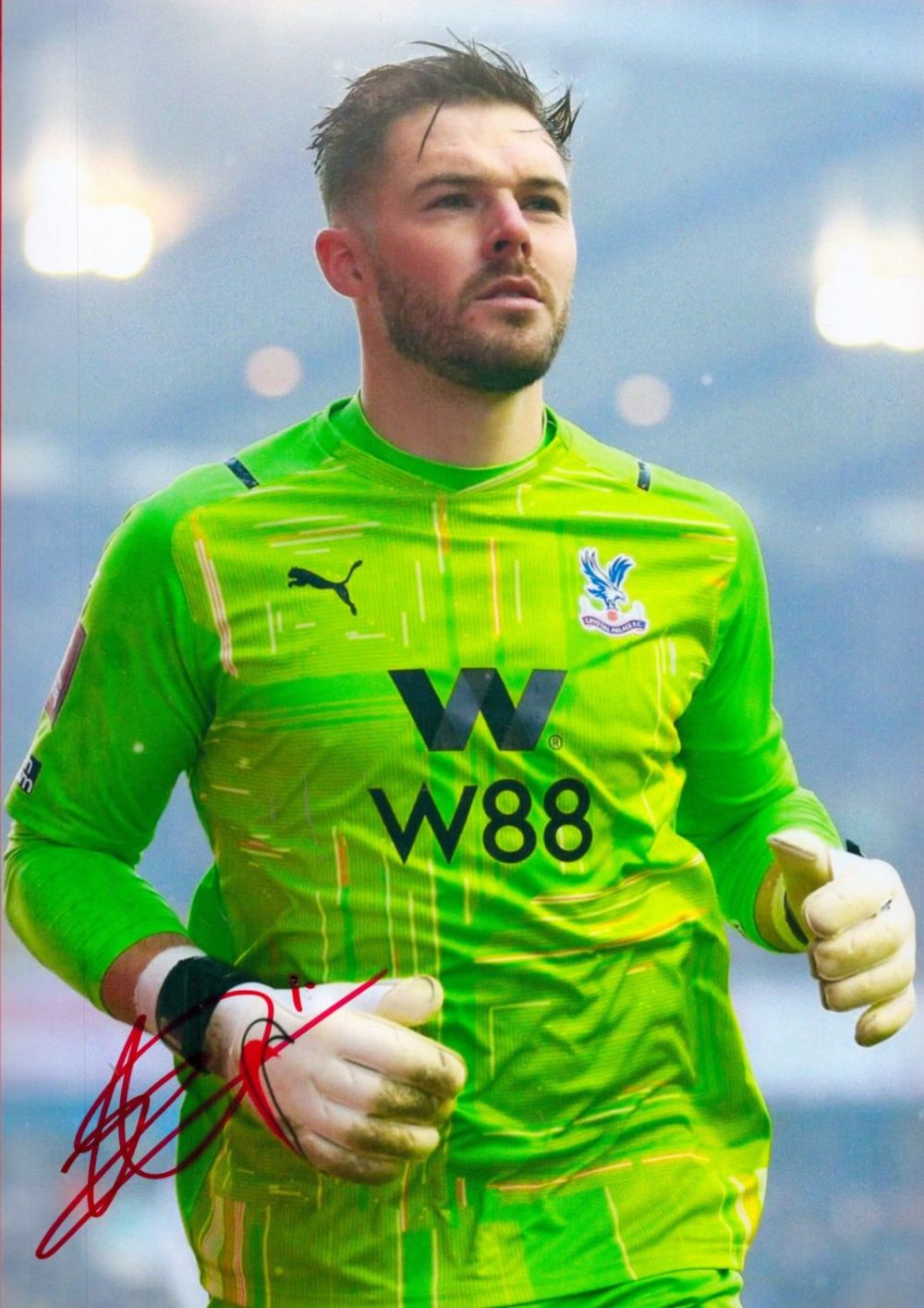 Lot 154: Football Crystal Palace Goalkeeper Jack Butland Signed 12x8...