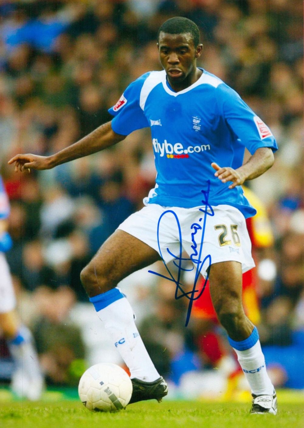 Lot 162: Football Fabrice Muamba Signed 12x8 inch Colour Birmingham...