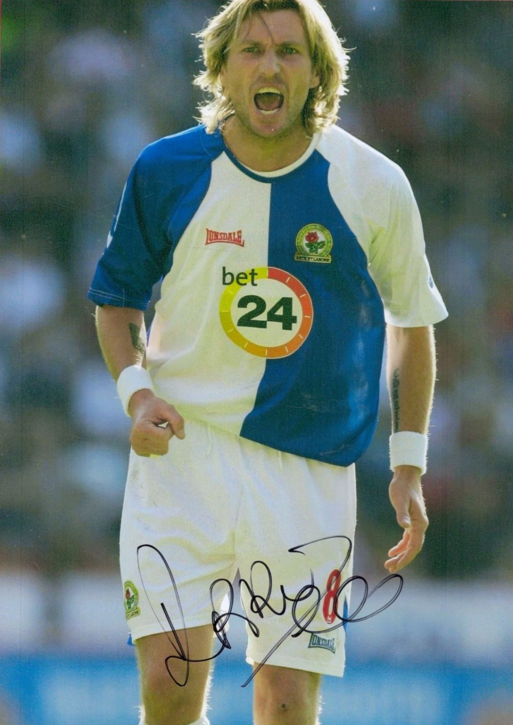 Lot 164: Football Blackburn Rovers FC Legend Robbie Savage Signed...