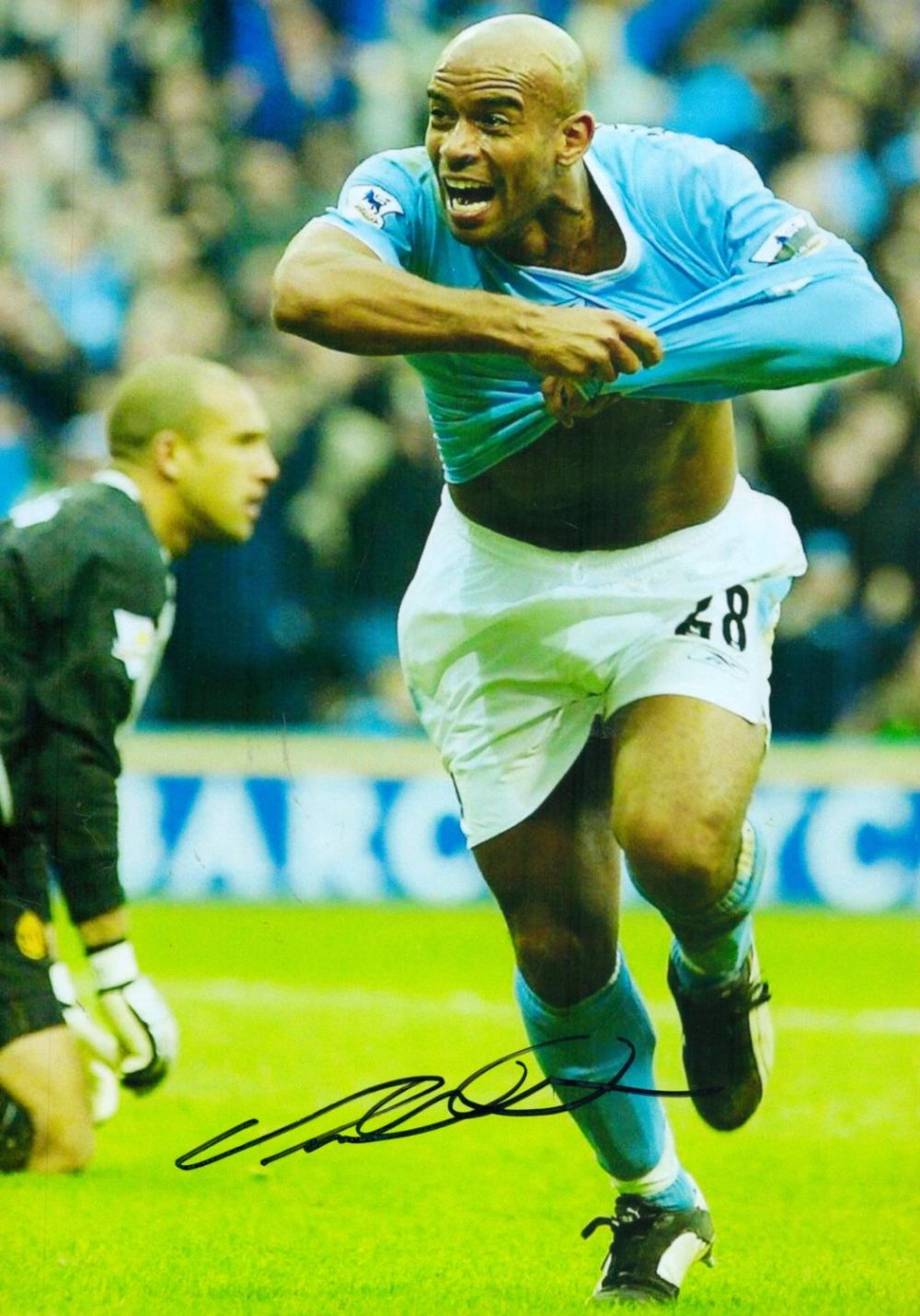 Lot 165: Football Man City Trevor Sinclair Signed 12x8 Inch...