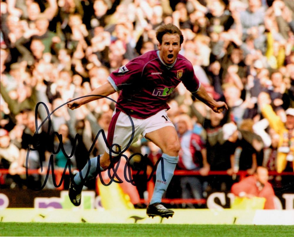 Lot 199: Paul Merson signed 10x8 colour photo pictured while...