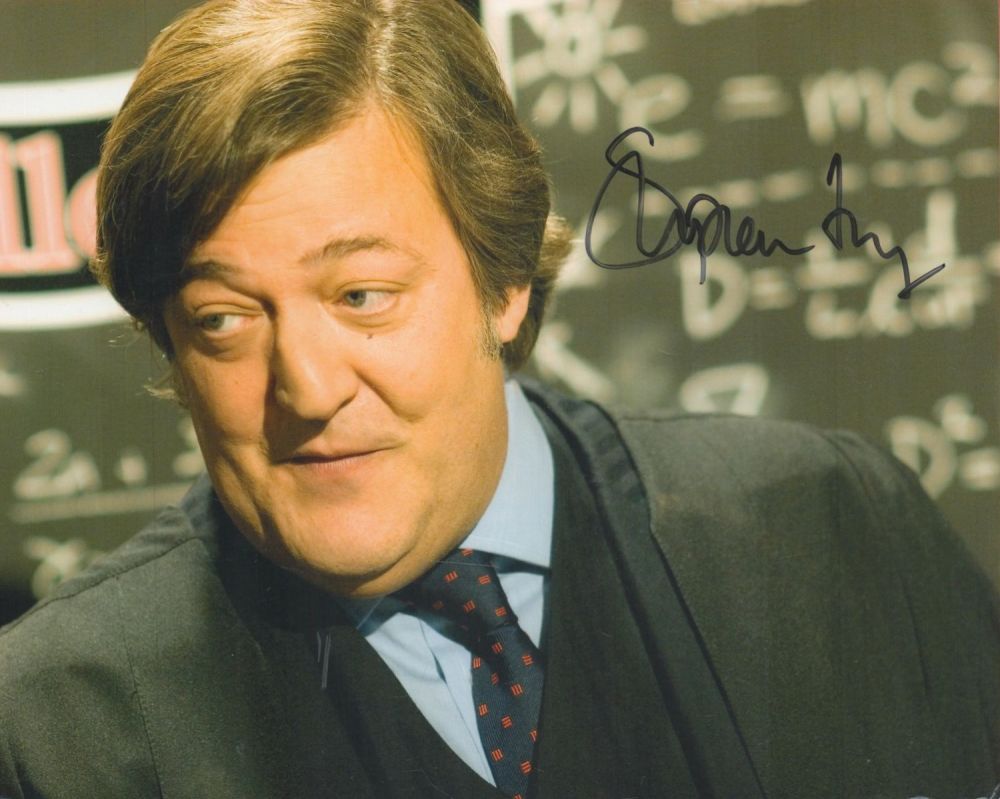 Lot 229: Stephen Fry signed 10x8 colour photo. Stephen John...